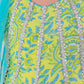 Jaipur Girls Green Cotton Lehanga and Choli with Dupata Ethnic Set