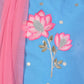 Jaipur Girls Blue Cotton Lehanga and Choli with Dupata Ethnic Set
