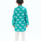 Trunk Tales Boys Green Kurta with Pant set