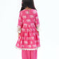 Trunk Tales Girls Pink Kurta with Pant set