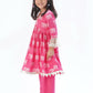 Trunk Tales Girls Pink Kurta with Pant set