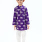 Trunk Tales Boys Purple Kurta with Pant set