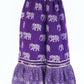 Trunk Tales Girls Purple Kurta with Sharara set