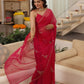 Paris Love Hand-Embroidered Silk Organza Saree - Ensembles