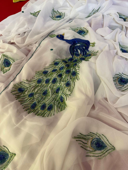 Peacock Saree - Ensembles