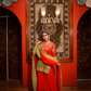 Rose Georgette Sharara Set