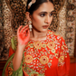 Rose Georgette Sharara Set