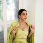 Aurelia Green Skirt Set