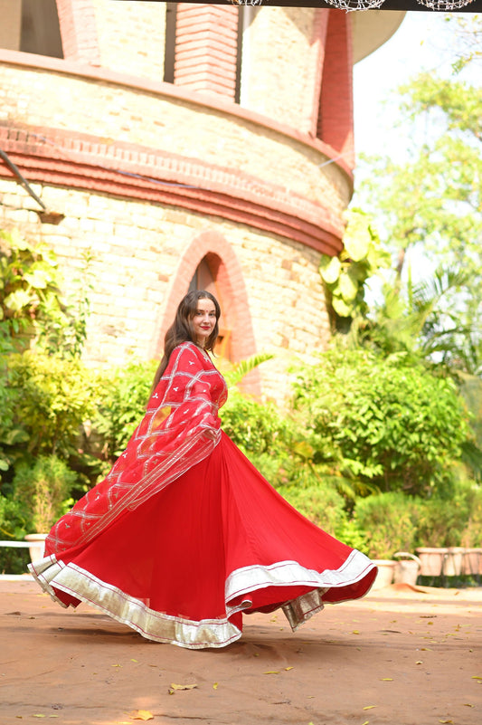 Red Lehenga - Ensembles