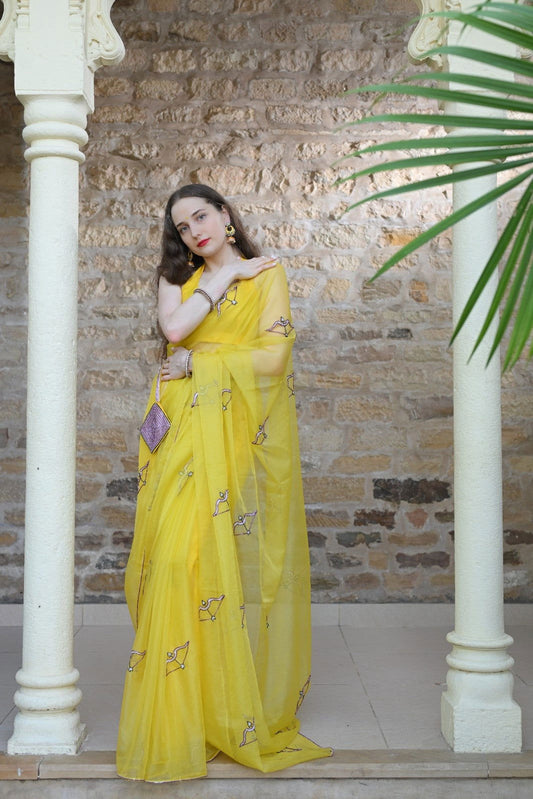 Saggittarius Saree – Radiant and Bold - Ensembles